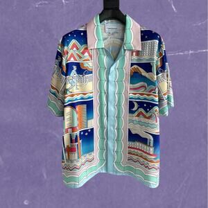 Casablanca Multicolour Short Sleeve Shirt